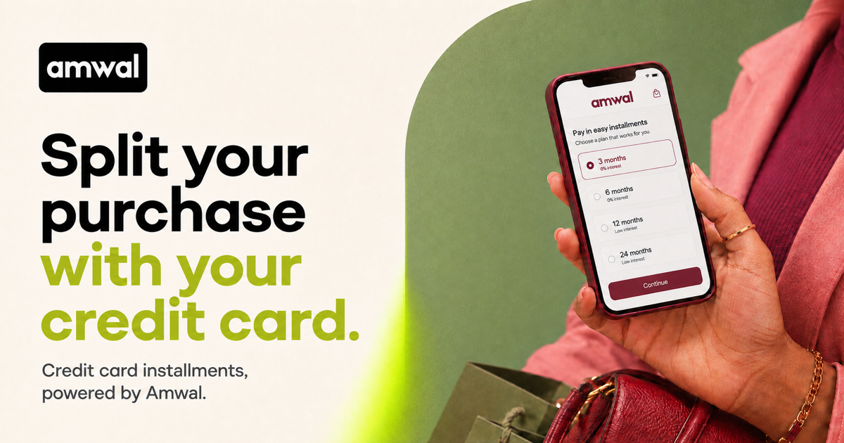 Credit Card Installments in Saudi Arabia | Amwal